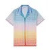Casablanca T-Shirts Gradient Monogram Silk Shirt | Casablanca Paris #B53663