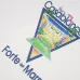 Casablanca T-Shirts Miami Open x Forte Dei Marmi Short Sleeve Silk Shirt  Black/White #B53384