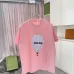 CELINE LOOSE T-SHIRT IN COTTON JERSEY Black/Pink/Grey #B53364