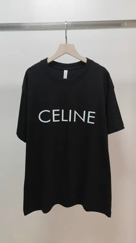 CELINE T Shirt Classic Logo Design Timeless Luxury Fashion Piece for Stylish Wardrobes #B54317