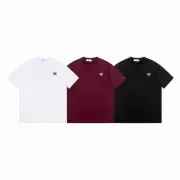 Celine T-Shirts for MEN Solid Color Black/White/Red #B46832