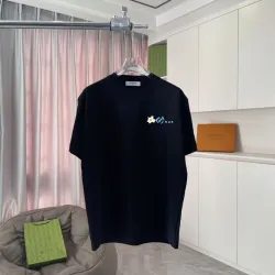 Black Chanel Shirt With Colorful Logo Daisy And Musical Note Print For Fashion Lovers #B54361