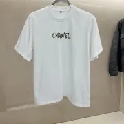 Chanel T-shirt  camellia flower Black/White #B46396