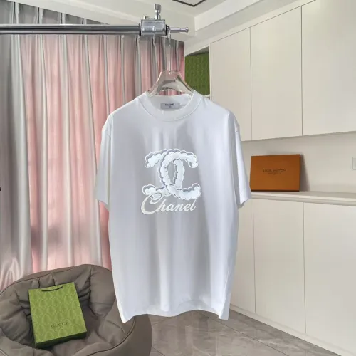 Ch**el T-Shirts Black/Grey/Red #B52581