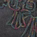 Chrome Hearts Denim Wash Tee Rhinestone Cross Cluster & Brand Heritage #B54166