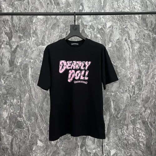 Chrome Hearts T-shirt for MEN Black/White #B50833