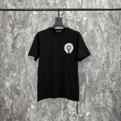 Chrome Hearts T-shirt for MEN Black/White #B50834
