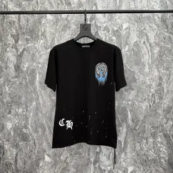 Chrome Hearts T-shirt for MEN Black/White #B50836