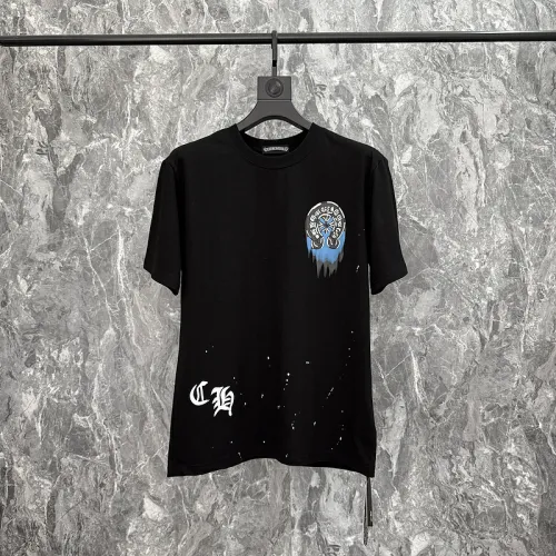 Chrome Hearts T-shirt for MEN Black/White #B50836
