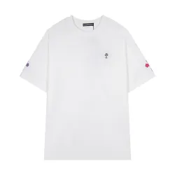 Chrome Hearts T-shirt for MEN Black/White #B51095