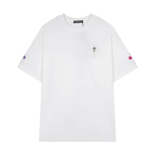 Chrome Hearts T-shirt for MEN Black/White #B51095