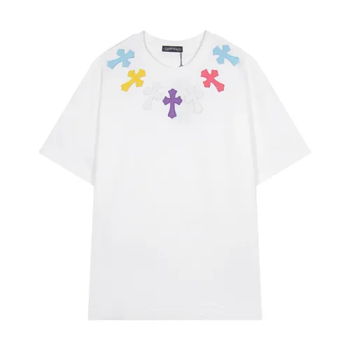 Chrome Hearts T-shirt for MEN Black/White #B51096