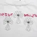 Chrome Hearts T-shirt for MEN Black/White #B51097