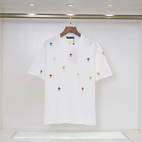 Chrome Hearts T-shirt for MEN Black/White #B51117
