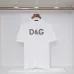 D&G T-Shirts for MEN Black/White #B52573