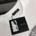 D&G T-Shirts for MEN Dolce & Gabbana Logo Embroidery T-Shirt Black/White  #B53879