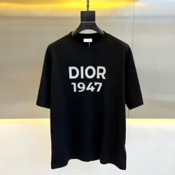 Dior 1947 Logo T-shirts for men A Tribute to Timeless Luxury Heritage Black/White #B54163