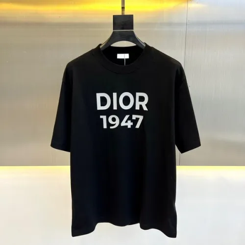 Dior 1947 Logo T-shirts for men A Tribute to Timeless Luxury Heritage Black/White #B54163