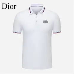 Dior T-shirts Polo for men Solid Color Black/White/Blue/Red/Grey #B46576