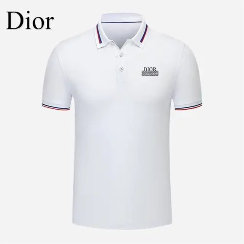 Dior T-shirts Polo for men Solid Color Black/White/Blue/Red/Grey #B46576