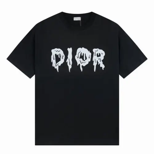 Dior T-shirts for men Black/White #B46894