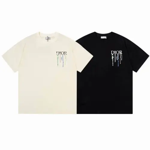 Dior T-shirts for men Black/White #B46895