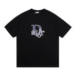 Dior T-shirts for men Black/White #B47434