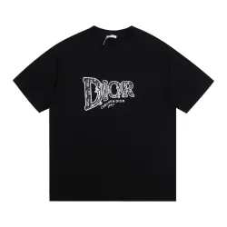 Dior T-shirts for men Black/White #B47435