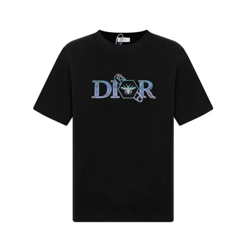 Dior T-shirts for men Black/White #B51344