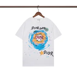 Dior T-shirts for men Black/White #B52523