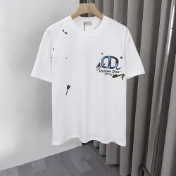 Dior T-shirts for men Black/White #B53767