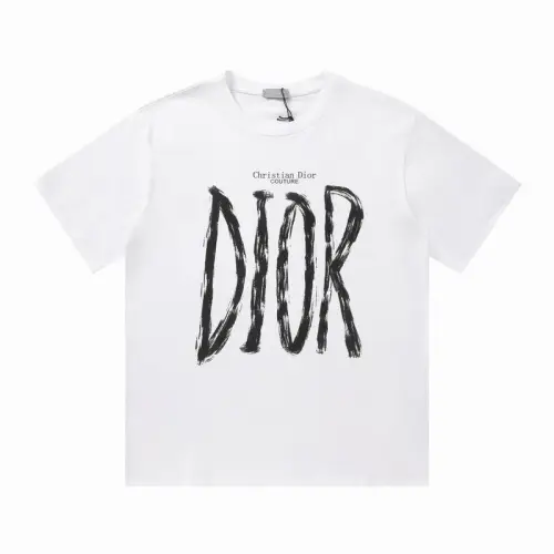 Dior T-shirts for men Black/White printing #B46902