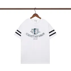 Dior T-shirts for men Christian Dior EST1917 Black/White #B53875