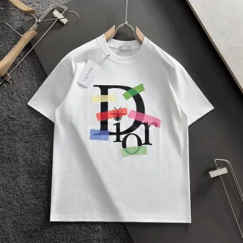 Dior T-shirts for men Color logo #B46861
