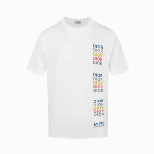 Dior T-shirts for men Color logo #B46867