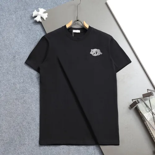 Dior T-shirts for men Couples Black/White #B52973