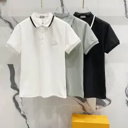 Dior T-shirts for men Solid Color Black/White #B46572