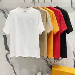 Dior T-shirts for men Solid Color Black/White/Red/Yellow #B46877
