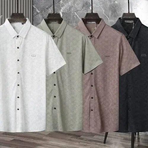 Dior T-shirts for men Solid Color Buttons #B46569