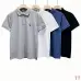 Dior T-shirts for men Solid Color Buttons Black/White/blue #B46574
