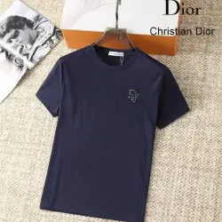 Dior T-shirts for men Solid Color Crew Neck #B46423