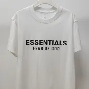 FEAR OF GOD ESSENTIALS T Shirt Classic Design Trendy Streetwear Fashion Black/White/Pink/Light Khaki #B54314