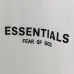 FEAR OF GOD ESSENTIALS T - Shirt with Side Logo Minimalist Streetwear Style  #B54316