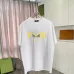 Fendi - Logo-Print Cotton-Jersey T-Shirt Black/White/Purple #B53369