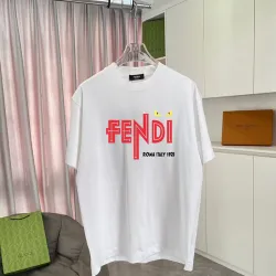 Fendi T-shirts for men Black/Grey #B50904