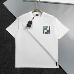 Fendi T-shirts for men Black/White #B46957