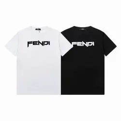 Fendi T-shirts for men Black/White #B46973