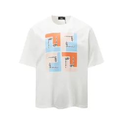 Fendi T-shirts for men Black/White #B49154