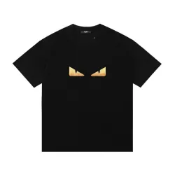 Fendi T-shirts for men Black/White #B53078