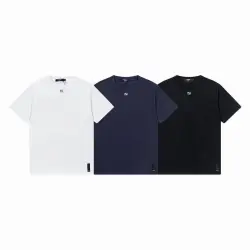 Fendi T-shirts for men Black/White/Blue #B46974